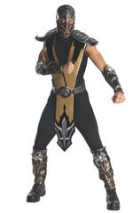 Mortal Kombat Scorpion Standard Adult Costume with Mask and Hood.