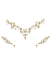 Gold Star Face Jewels