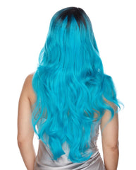 Lady Lush Deluxe Cyan Lust Wig