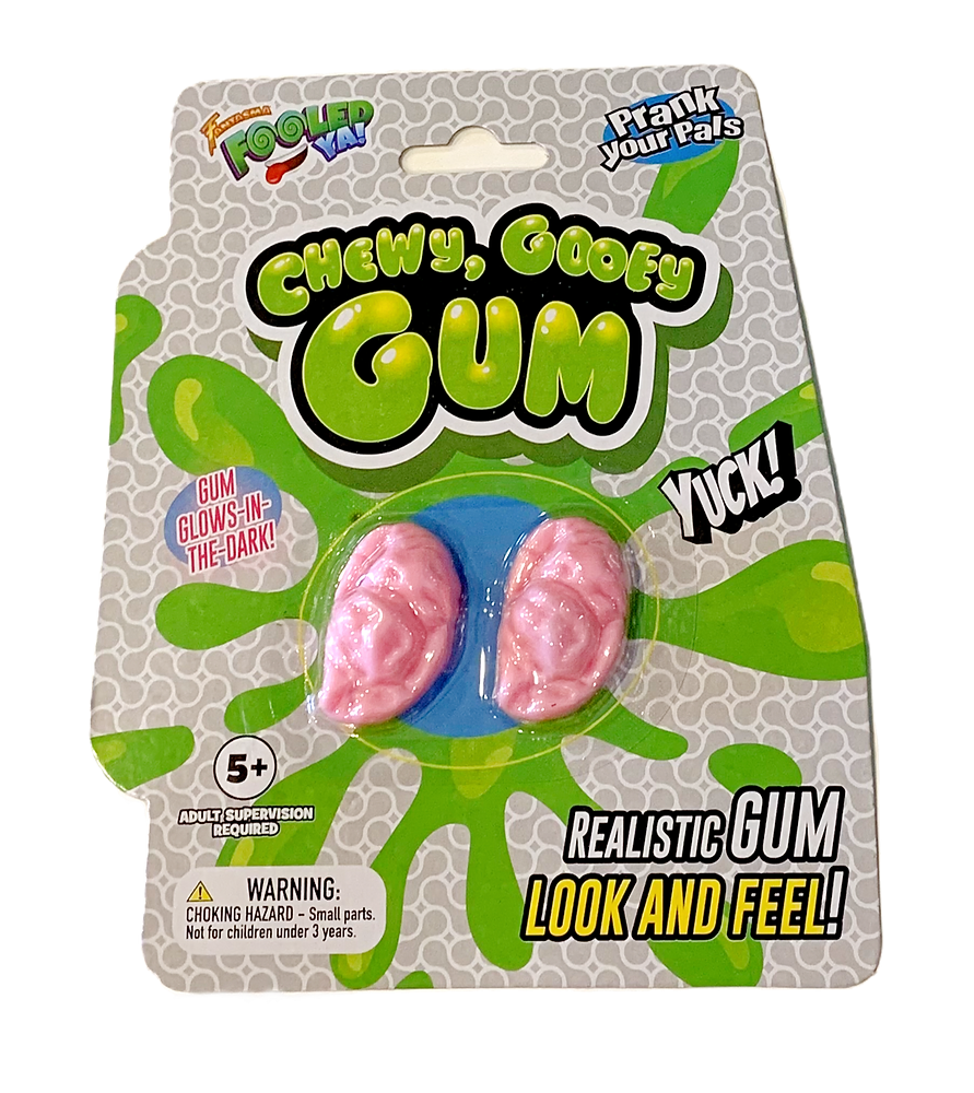 Chewy Gooey Fake Glow-in-the-Dark Chewing Gum