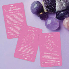 Pretty N' Pink Love Astrology Card Set