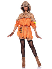 Sexy Scarecrow Spooky Trickster Women's Costume