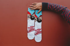 Cheech & Chong's Up in Smoke Crew Length Knit Socks
