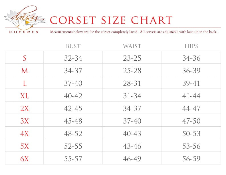 Black Satin Overbust Corset & Snap On Skirt