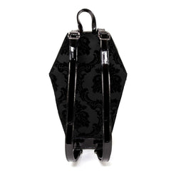 Damask Coffin Backpack w/ Satin Lining