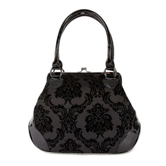 Damask Kiss Lock Handbag