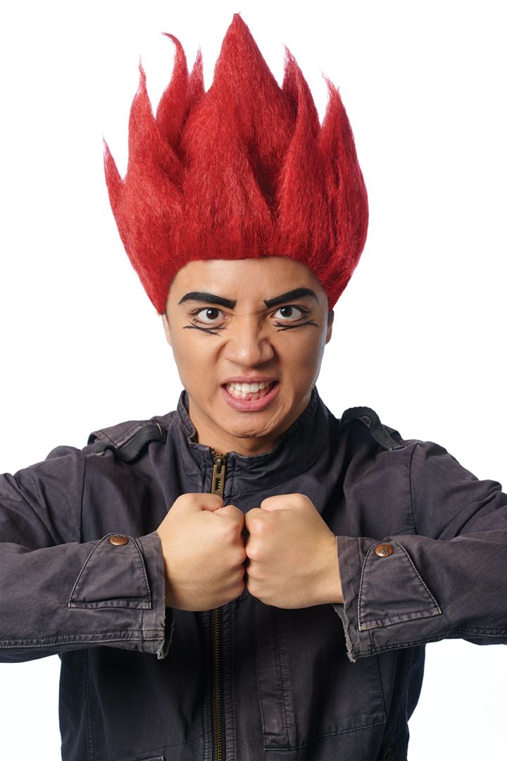 Anime Academic Hero Red Riot Cosplay Unisex Wig