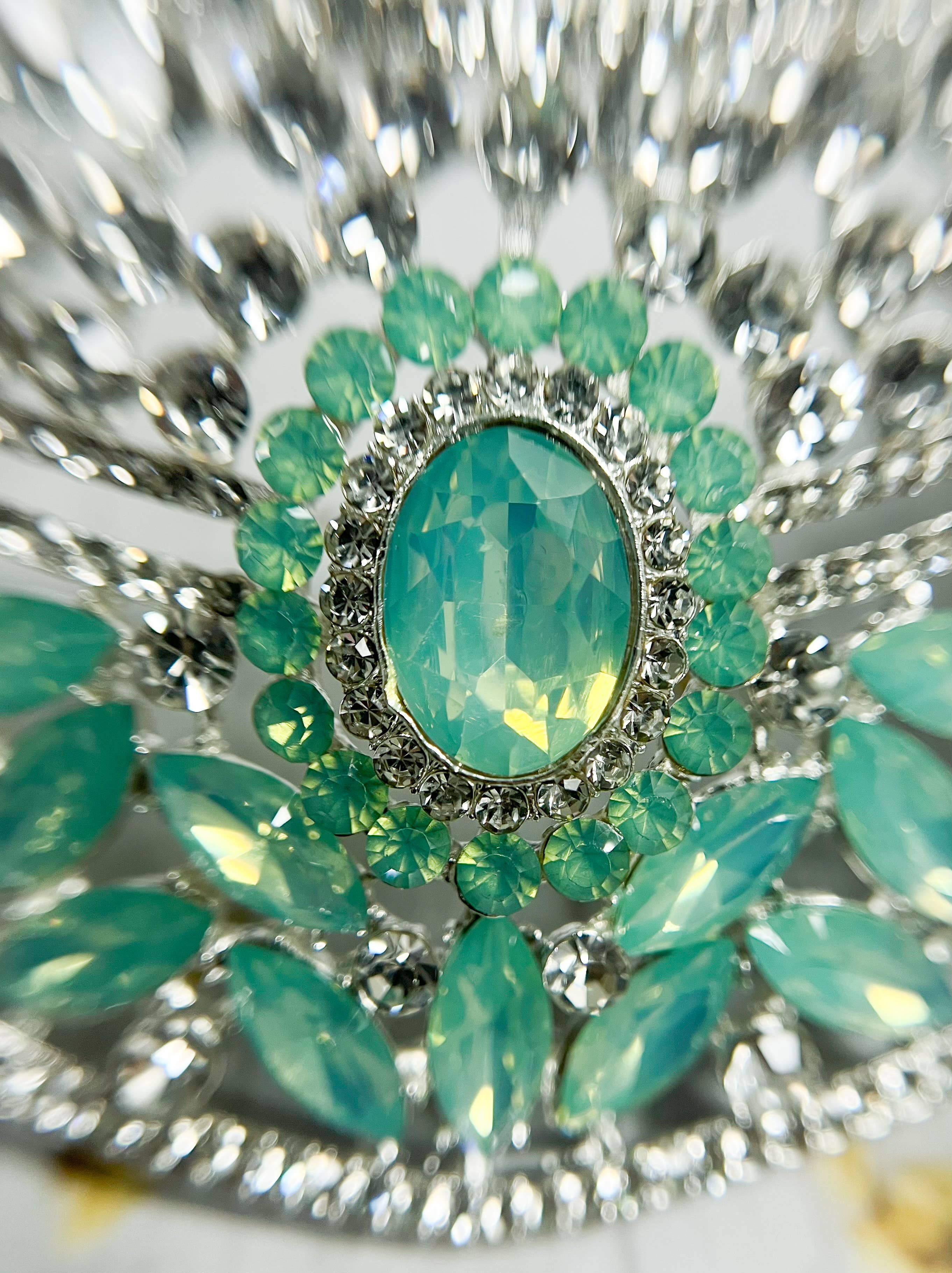 Jade Crystal Tiara