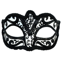 Childrens Black Venetian Mask