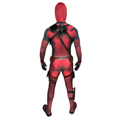 Deadpool Wade Wilson Inspired Cosplay Jumpsuit Adult Costume