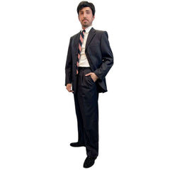 Deluxe 1920’s Business Suit Dark Purple Men's Adult Costume