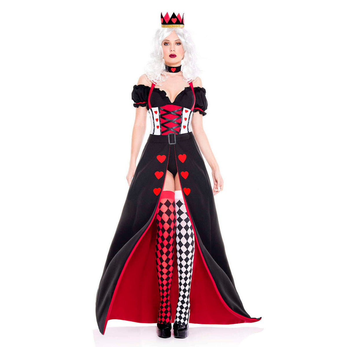 Deluxe Enchanting Royal Heart Queen Women's Costume