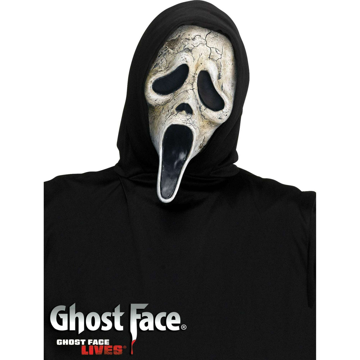 Deluxe Ghost Face Aged Mask