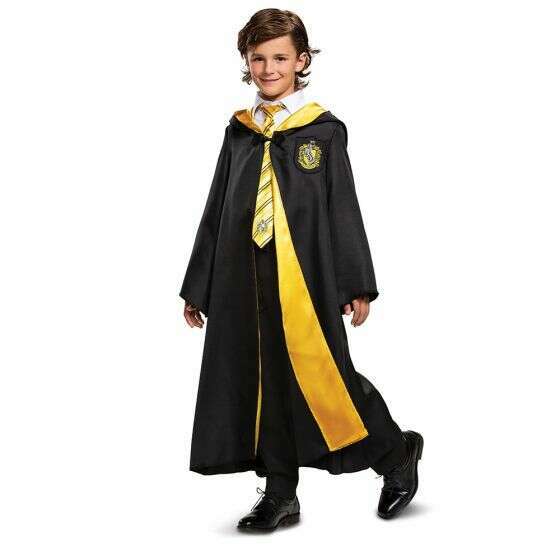 Deluxe Harry Potter Hufflepuff Robe Kid's Costume