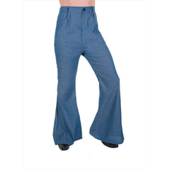 Denim Flares 70's Bellbottom Costume Pants