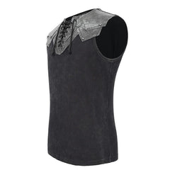 Men's Black Futuristic Top