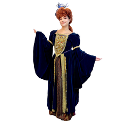 Medieval Elegant Queen Women's Adult Costume