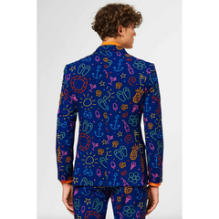 OppoSuits Doodle Dude Three Piece Suit