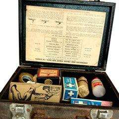 Old Fashioned Vintage First Aid Kit Prop
