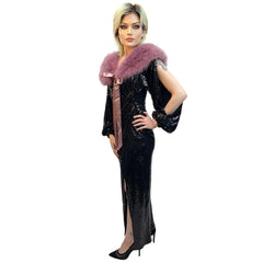 1970’s Disco Darling Black Dress Adult Costume