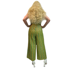 1970’s Green Diva Girl Jumpsuit Adult Costume