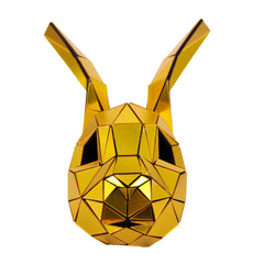 Bunny Reflective Gold Mask