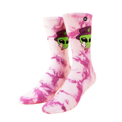 Tie Dye Alien Socks