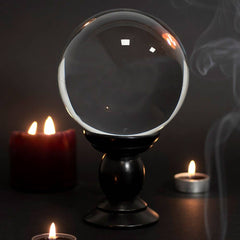Large Crystal Ball & Stand