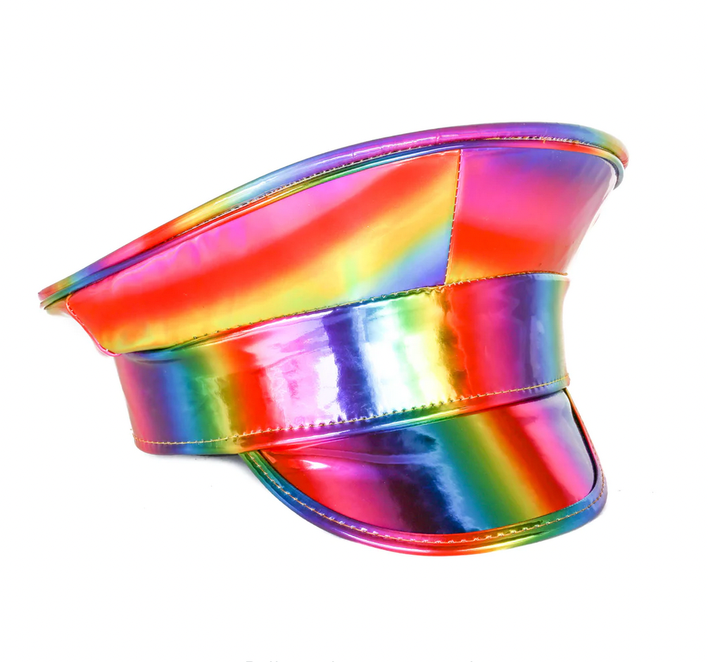 Rainbow Patent Police Hat
