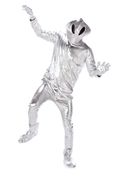 Chrome Outer Space Alien Deluxe Adult Costume