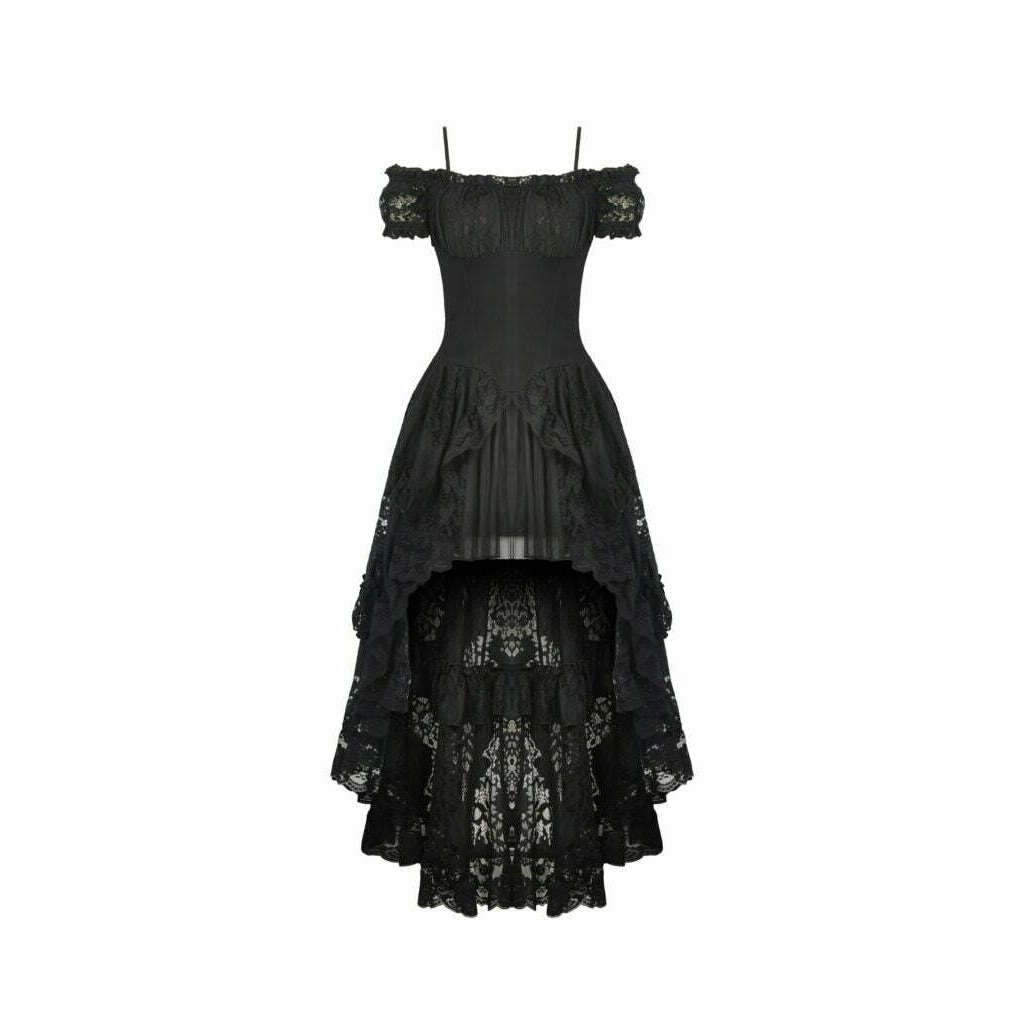 black lace off the shoulder dress Keep Spark Off-The-Shoulder Mini Turn heads in the Belle black lace maxi dress Yours London Women's Plus Size