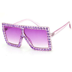 Elton Rhinestone Gradient Lens Sunglasses