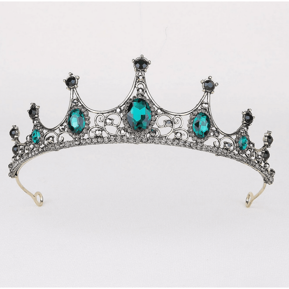 Emerald Black Tiara