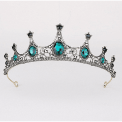 Emerald Black Tiara