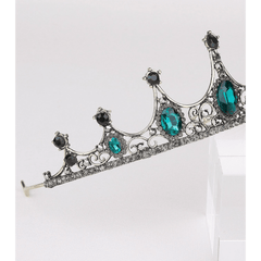 Emerald Black Tiara