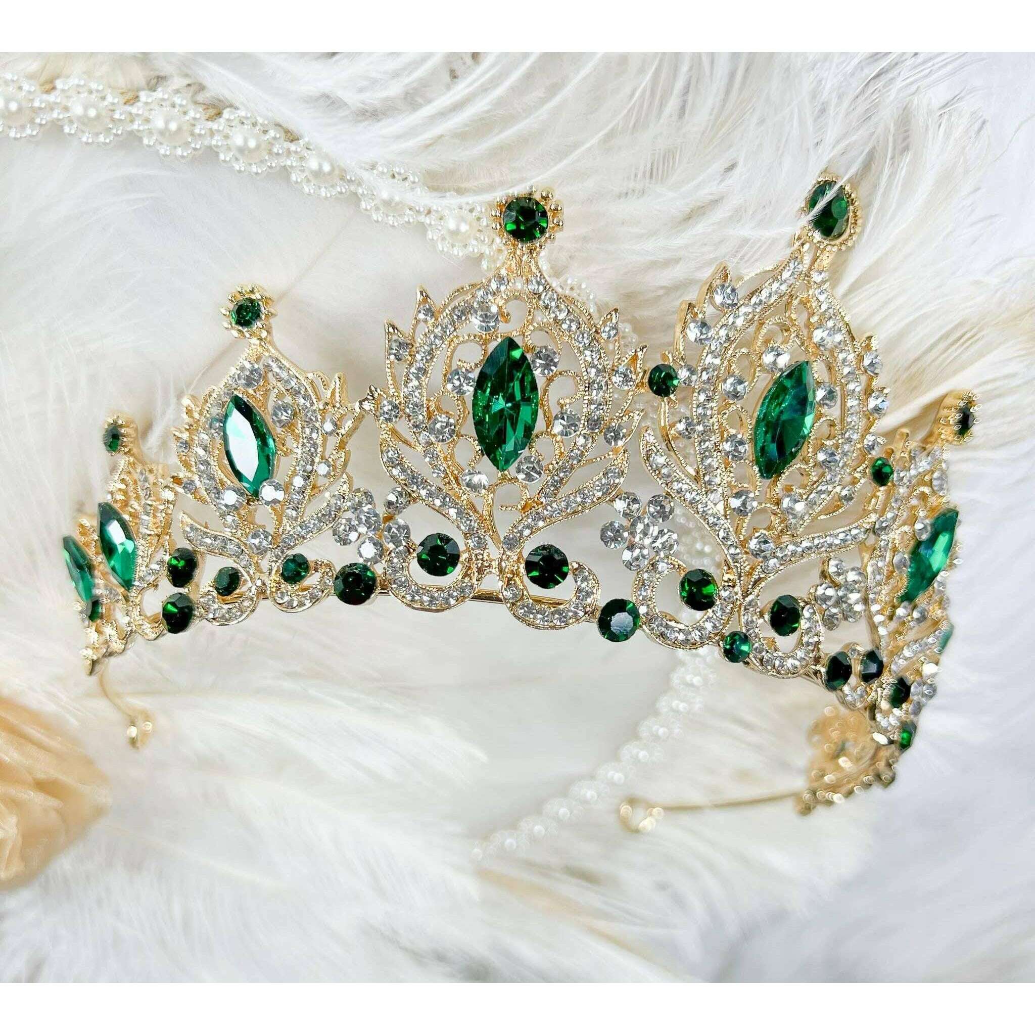 Emerald Jewel Queen Crown