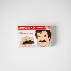 Emergency Moustache Kit with 6 Styles