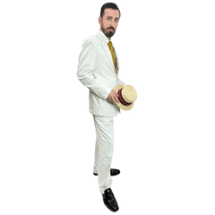 Exclusive 1920s Cream Seersucker Suit Adult Costume