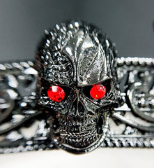 Prince Of Darkness Metal Skull Crown