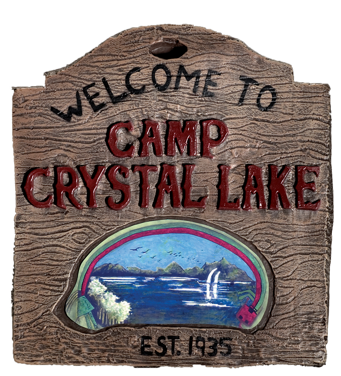 Friday the 13th Welcome to Camp Crystal Lake Vacuform Sign