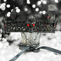 Prince Of Darkness Metal Skull Crown