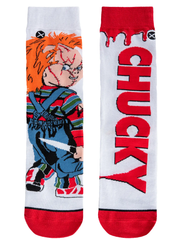Chucky's Revenge Crew Length Mix Match Knit Socks