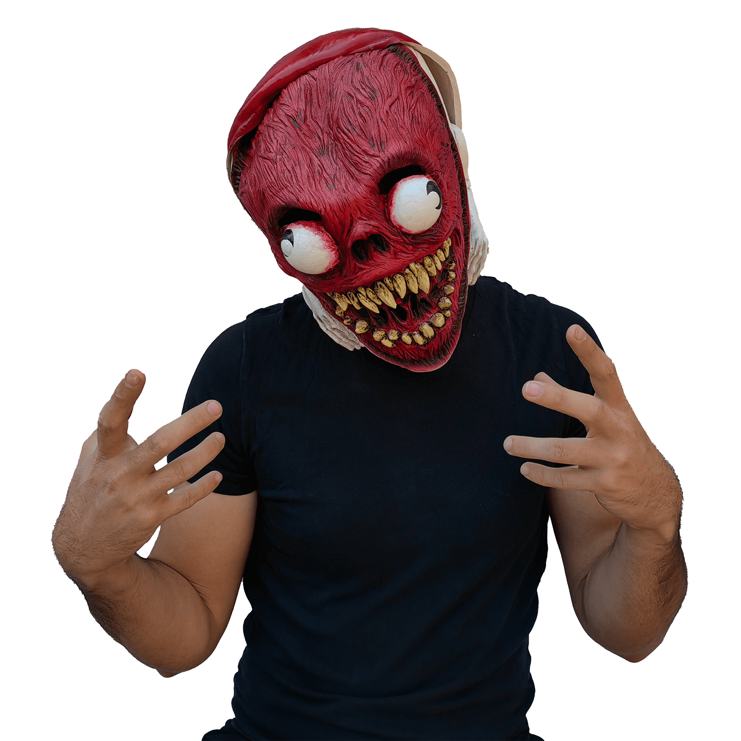 Face Peeling Bridge Maggot Sad Eyes Creepypasta Latex Mask