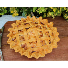 Fake Apple Pie w/ Glazed Apple Filling & Lattice Crust Prop