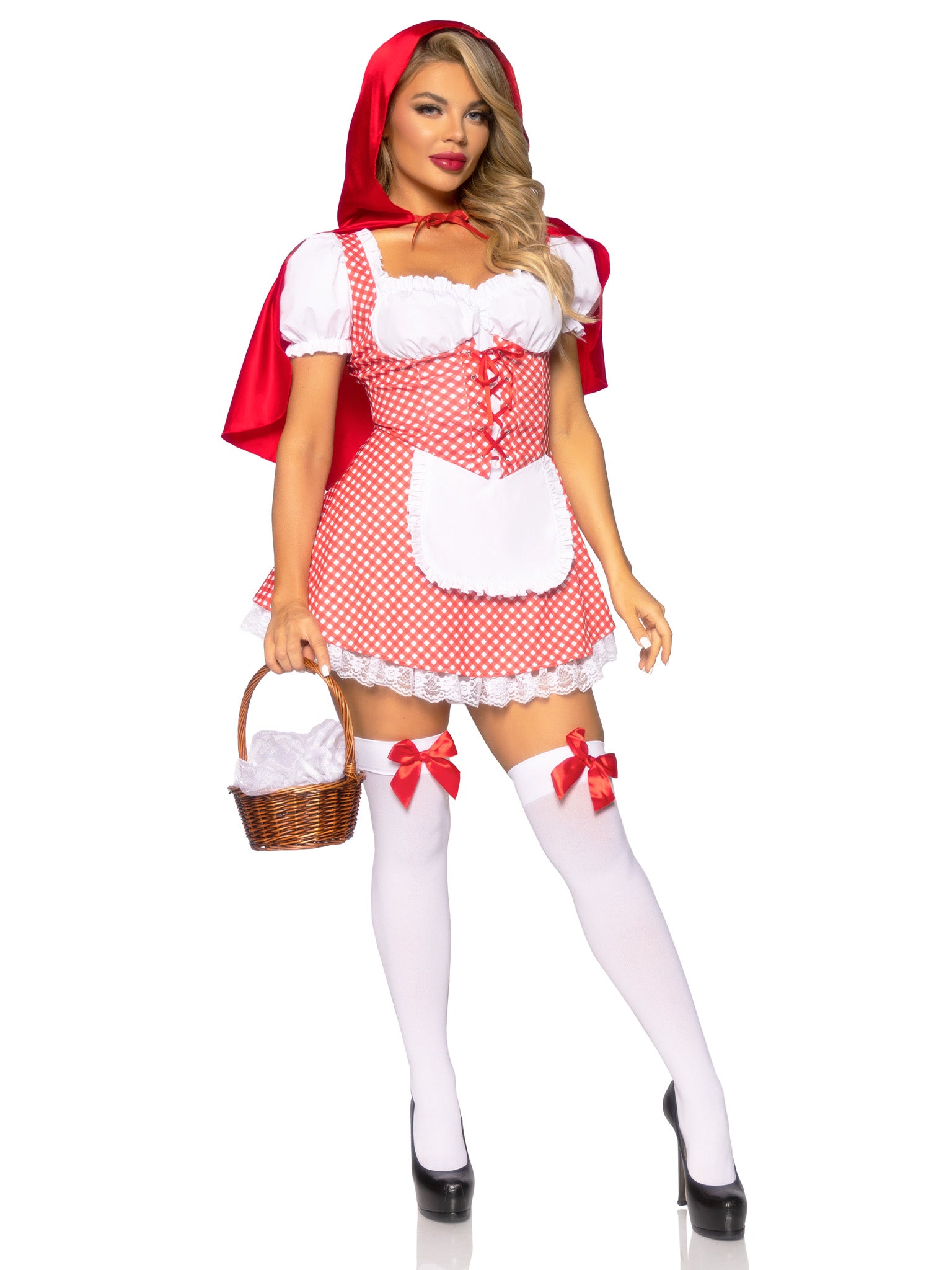 Sexy Fairytale Miss Red Riding Hood Adult Costume