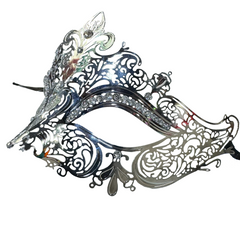 Fleur De Lis Laser Cut Venetian Mask