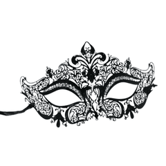 Fleur De Lis Laser Cut Venetian Mask