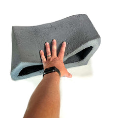 Flexible Soft Urethane Foam Rubber Cement Cinder Block Replica Prop - GREY