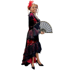 Floral Spanish Senorita Women's Adult Costume