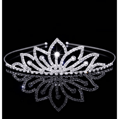 Flower Silver Tiara